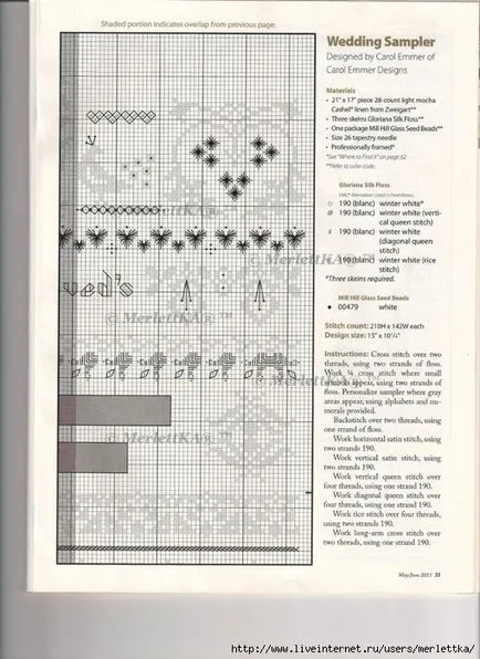 metrici de nunta Cross Stitch