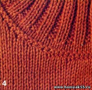 Cum să tricot gulere spițe