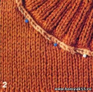 Cum să tricot gulere spițe