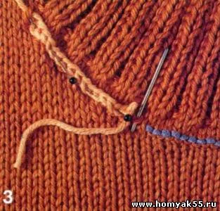 Cum să tricot gulere spițe