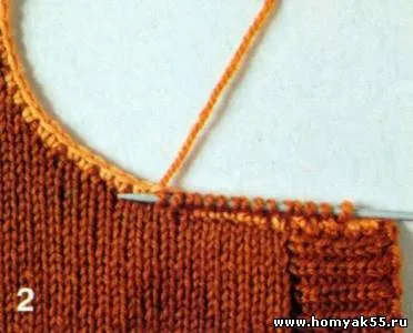Cum să tricot gulere spițe