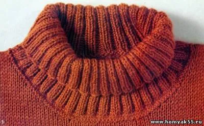 Cum să tricot gulere spițe