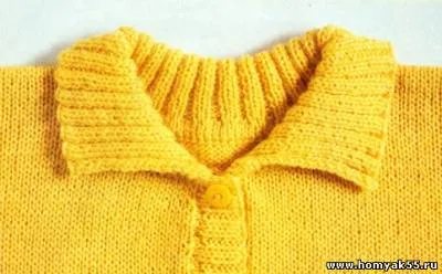 Cum să tricot gulere spițe