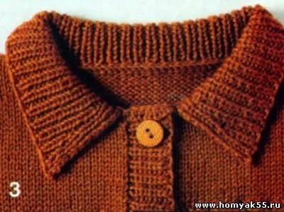 Cum să tricot gulere spițe