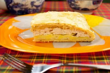 Pie în maioneză cu cartofi