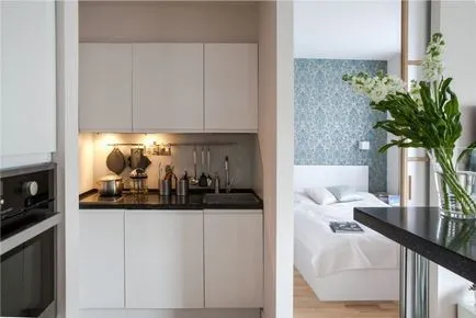 11 sfaturi de echipamente de bucatarie in apartament studio (care pot fi adăugate) 11 sfaturi de echipamente de bucătărie în apartament studio