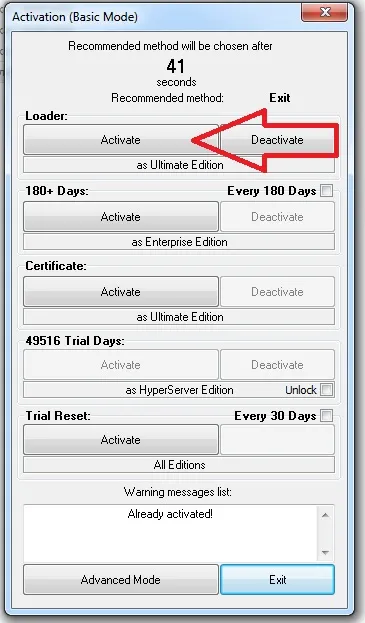 Windows 7 activare