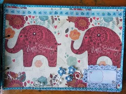 Album pentru nou-născuți în tehnica de scrapbooking, o cutie de idei și ateliere