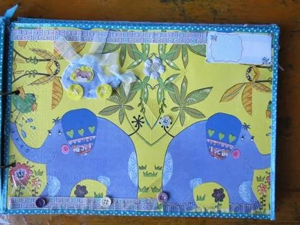 Album pentru nou-născuți în tehnica de scrapbooking, o cutie de idei și ateliere