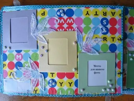 Album pentru nou-născuți în tehnica de scrapbooking, o cutie de idei și ateliere