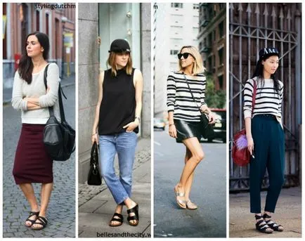 7 mod elegant de a purta papuci din piele, pantofi de moda