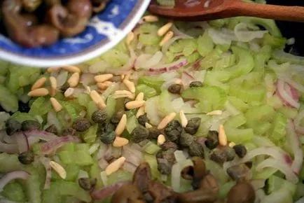 vinete Caponata (caponata di melanzane) - alimente retete italiene (legume prajite) vinete Caponata (caponata di melanzane) - alimente retete italiene