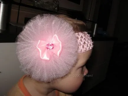Bow din tul cu mâinile lor pentru fata pe cap, fotografii și ateliere video, (lor) Bow din tul cu mâinile lor pentru fata pe cap, fotografii și ateliere video,
