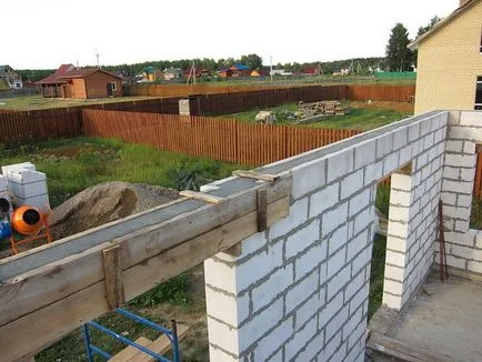 De stabilire plase în casa de fotografii, diagrame, desene, instrucțiuni aerat video de beton