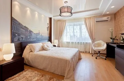 plafon stretch alb în interior - opțiuni de alegere exemple
