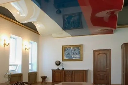 plafon stretch alb în interior - opțiuni de alegere exemple