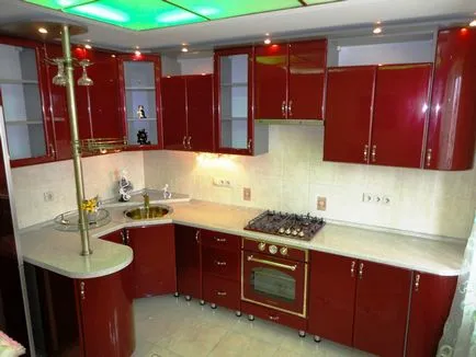 Galeria bar contra Bucătărie fotografie (90 foto real), bucătărie de design, design interior, reparații, fotografii