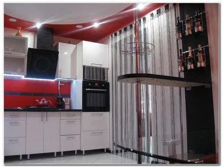 Galeria bar contra Bucătărie fotografie (90 foto real), bucătărie de design, design interior, reparații, fotografii