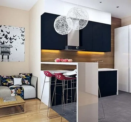 suportul de bar pentru bucătărie de design element de luminos (multe fotografii) Dream House