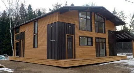 Mai bine tocesc casa de lemn din exterior, cum matekrialom (mai bună) Mai bine tocesc casa de lemn din exterior, cum matekrialom