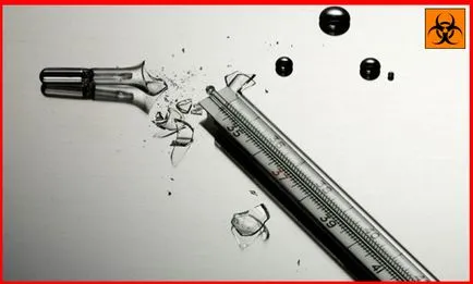 Cu cât este mai periculos mercurul din termometru pentru un om - consecințele și efectele nocive ale unui instrument rupt