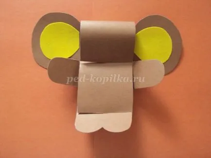 Cheburashka de hârtie cu propriile mâini pentru copii (hârtie) Cheburashka de hârtie cu propriile mâini pentru copii