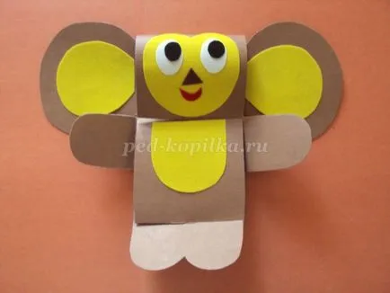 Cheburashka de hârtie cu propriile mâini pentru copii (hârtie) Cheburashka de hârtie cu propriile mâini pentru copii