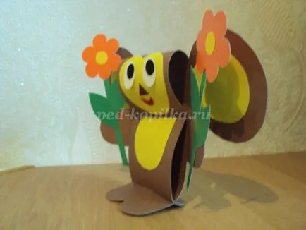 Cheburashka de hârtie cu propriile mâini pentru copii (hârtie) Cheburashka de hârtie cu propriile mâini pentru copii