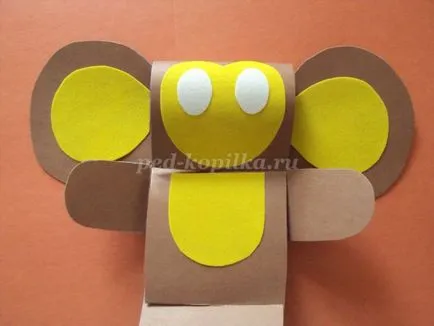 Cheburashka de hârtie cu propriile mâini pentru copii (lor) Cheburashka de hârtie cu propriile mâini pentru copii