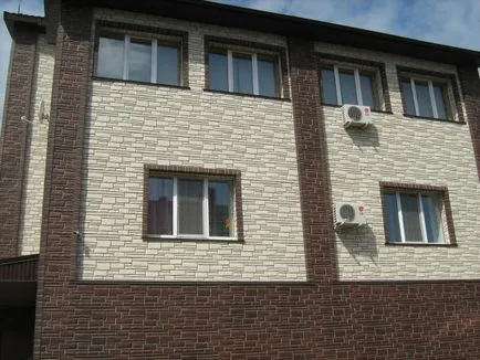 Siding exterior casa astereală finisaj de metal și alte materiale, videoclipuri și fotografii