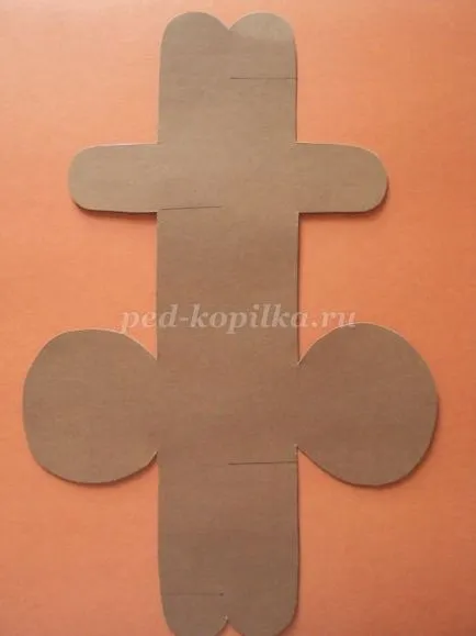Cheburashka de hârtie cu propriile mâini pentru copii (hârtie) Cheburashka de hârtie cu propriile mâini pentru copii