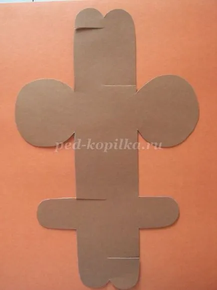 Cheburashka de hârtie cu propriile mâini pentru copii (Unitatea poporului din Kazahstan) Cheburashka de hârtie cu propriile mâini pentru copii