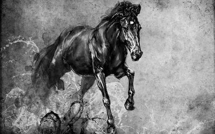 Prin lentila unui desene alb-negru animale (desene) Prin lentilele unei desene alb-negru de animale