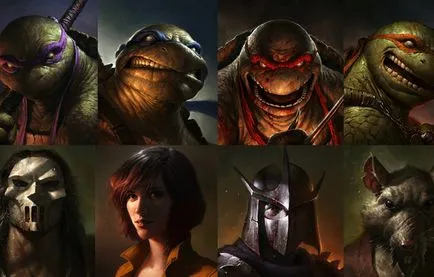 Testoasele Ninja, Netlore Ninja Turtles, personaje religioase, desene animate