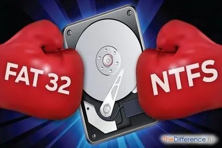 Ceea ce este diferit de ntfs FAT32