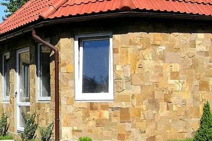 Cum de a decora fațada o bucată de lemn materiale de revizuire casa