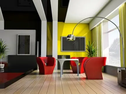 tavane lucioase negre în bucătărie fotografie interior