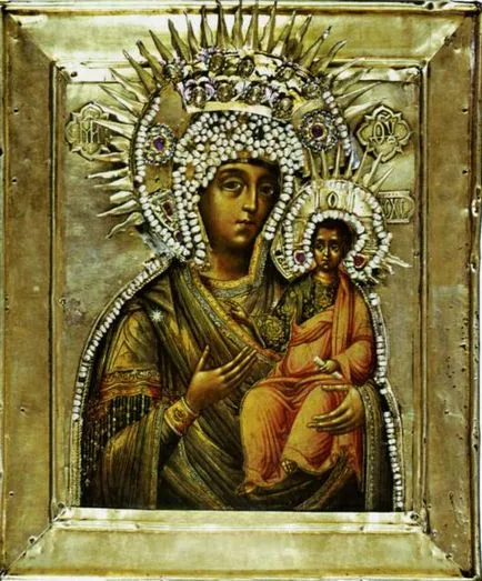Listele Venerat icoana Fecioarei saltelei (Smolensk Catedrala Adormirii Maicii Domnului) Listele Venerat cu icoane ale lui Dumnezeu mat