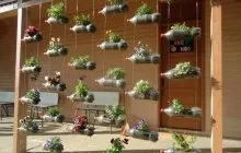 Flowerbeds de decor din plastic sticle exemple (plastic) Paturi din plastic sticle Exemple decorațiuni
