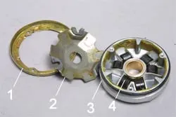 V-centura CVT scuter