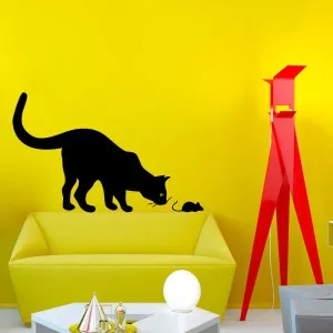 șabloane cool, decor de perete - pisica (selecție) miau (pereții) șabloane cool, decor de perete - pisica (alegere miau)