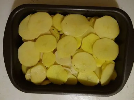 gratinat de cartofi clasic cu brânză în franceză