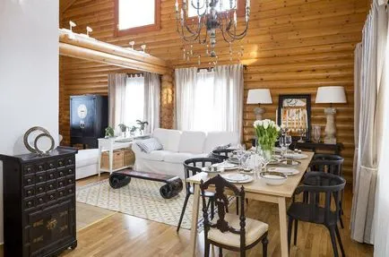 interior Cottage, decor rustic economie
