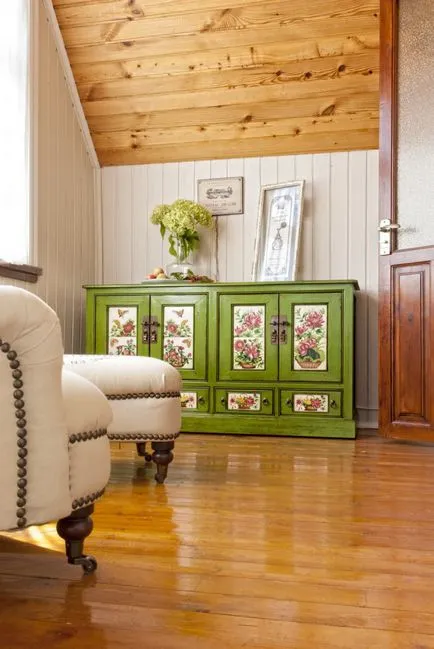 interior Cottage, decor rustic economie