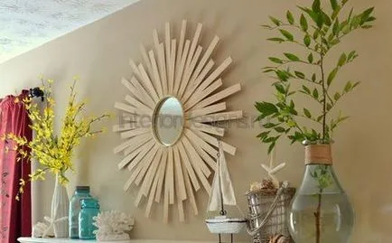 Décor oglinda cu mâinile - 5 variante de ornamente de originalitate (bijuterie) Oglindă Décor cu mâinile - opțiuni de decorare 5 originalitate