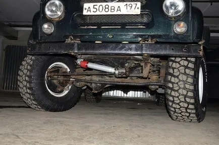 Damper bare de direcție pentru UAZ - ceea ce este și cum se instalează