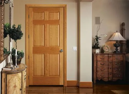 usi din lemn cu mâinile din față și interior (ei) usi din lemn cu mâinile din față și interior