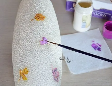 Decorați o vaza „Crocus“ - târg de meșteșugari - manual, manual (decora vaza „Crocus“) Decorați o vaza „Crocus“ - târg de meșteșugari - manual, lucrate manual