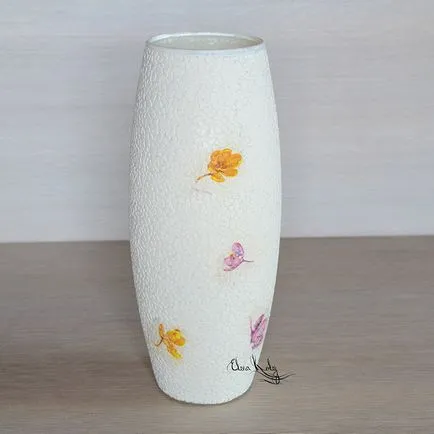Decorați o vaza „Crocus“ - târg de meșteșugari - manual, manual (decora vaza „Crocus“) Decorați o vaza „Crocus“ - târg de meșteșugari - manual, lucrate manual