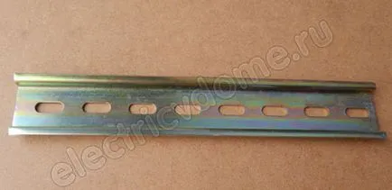 DIN-rail (șină DIN) - Instalarea de echipamente modulare